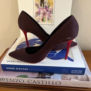 Zara Red/ Maroon stiletto heels size 6
